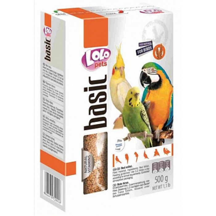 "Lolopets"  Просо для птиц красное  500г